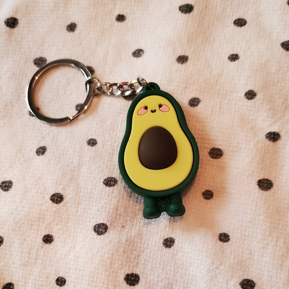 Adorable Avacado Keychain - Picture 2 of 3